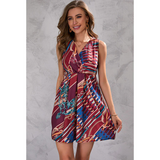 Nina Parker Graffiti Dress Sleeveless Dress
