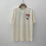 Rhude T Shirt Limited Rhude Casual Hip Hop Summer Loose round Neck