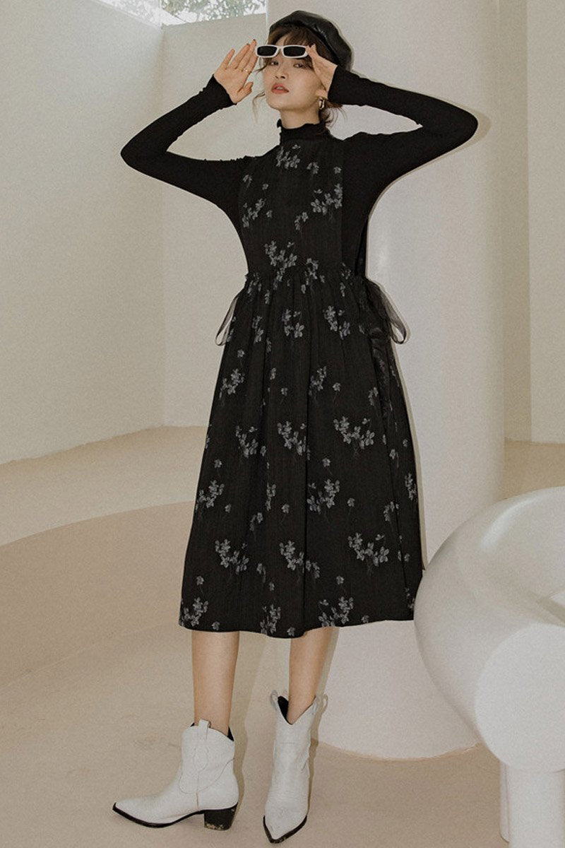 Romantic Jacquard Vintage Vest cottagecore aesthetic dresses