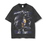 Kobe Shirt Kobe Commemorative Printed Short-Sleeved T-shirt Loose Heavy Cotton