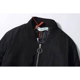 Autumn and Winter Fashion Brand Men's Clothing Printed Air Force Cotton-Padded Coat jacket