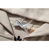 Rrr123 Hoodie Retro Design Distressed Cardigan Hoodie