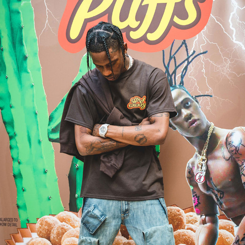 Travis Scott Astroworld Shirt Travis Scott Reese's Men's and Women's Short-Sleeved T-shirt