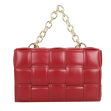Sling Bags Autumn and Winter Chains Satchel Woven Shoulder Bag