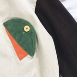 Baggy Jacket Splicing Coat Student Female