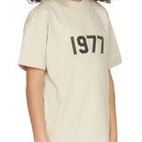 Fear of God Essentials Kids 1977 T-Shirt Children's Clothing Boys' round Neck Short Sleeve T-shirt
