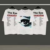 Saint Michael T Shirt the Eye Retro Easy Matching Pure Cotton Loose T-shirt