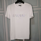 T Shirt Balmain Men's and Women's Tops T-shirt Short Sleeve Letter Print Spring and Summer T