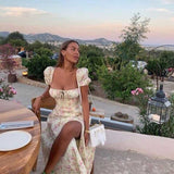 Milkmaid Dresses Dress House of CB Tallulah Garden Party Dress Holiday Ditsy Floral Midi Sundress