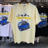 Rhude T Shirt F1 Formula Racing Commemorative Printing