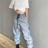 Fog Fear of God Essentials Pant Multiline Trousers Laser Reflective Colorful Nylon Ankle Banded Pants