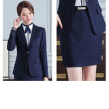 Women Autumn Uniform Designs Formal Style Office Lady Bussiness Attire Work Suit Ladies' Suit