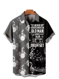 Men Beach T Shirts Men's Fashion Fashion Short Sleeve Shirt