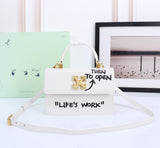 Off White Bag Casual Outdoor Convenient Tote Bag