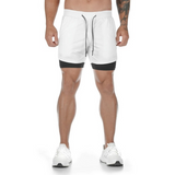 Men Sports Flex Shorts Men's Solid Color Shorts