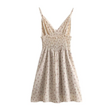 Marilyn Monroe Dress Spring and Summer Print Dress Backless Sexy Skirt