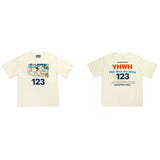 Rrr123 T Shirt Fun Graffiti Printing Fog Cotton T-shirt