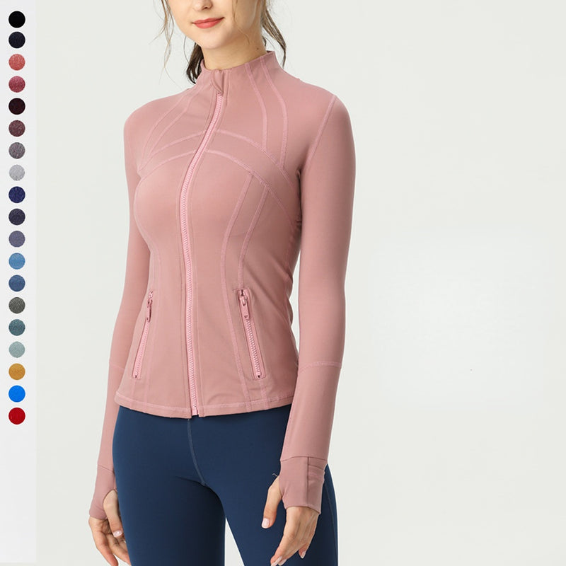 BBL Jacket Women's Sport Coat Zipper Cardigan Long Sleeve Top