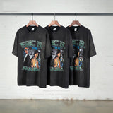 Preppy Aesthetic T Shirt Men's Summer Short-Sleeved T-shirt Men