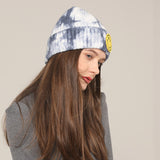 Toboggan Hat Smiley Face Hat for Men Autumn and Winter