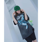 Saint Michael T Shirt Vintage Distressed Short Sleeve Niche Casual T-shirt