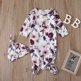 Knotted Baby Gown Children's Pajamas Spring and Autumn Anti-Kicking Blanket Sleeping Bag