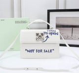 Off White Bag Casual Outdoor Convenient Tote Bag
