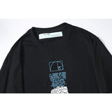 Ow Plus Size Casual Letter Arrow Short Sleeve Tshirt Owt t shirt