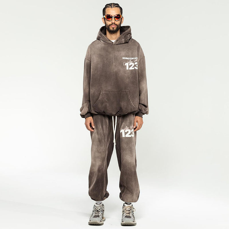 Rrr123 Hoodie Vintage Gradient Hooded Sweater