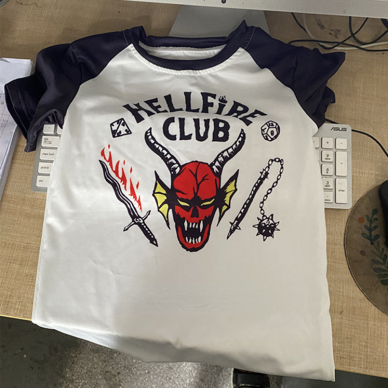 Stranger Things Hellfire Club T Shirt Club Cannibal T-shirt