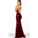 Olivia Wilde Dress V-neck Brace Backless Sequined Lace-up Dress