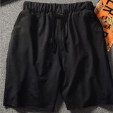 Men Sports Flex Shorts Solid Color Sports and Fitness Shorts Loose