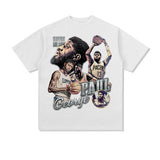 Paul George Shirt Paul George Clippers Printed Pattern Short Sleeve T-shirt Street Basketball