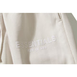 Kanye West Sunday Service Pant Fog Casual Loose Flocked Printed Drawstring