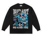 JA Morant Shirt JA Morant Printed Long-Sleeved T-shirt Vintage Heavy Sports