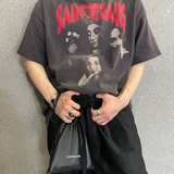 Saint Michael T Shirt Vintage Distressed Loose T-shirt