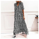 Skull Dress Skull Print Long Sleeve Big Hem Dress