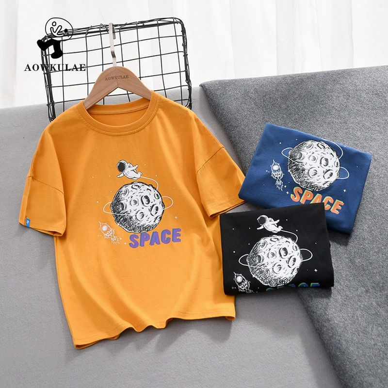 Children T Shrits Summer Boys Short Sleeve Loose T-shirt