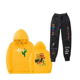 Travis Scott Astroworld Hoodie & Pant 2 Piece Set Printed Men and Women Fashion Casual Top