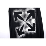 Back Splash Ink Spray Paint Arrow Pure Cotton Terry Hooded Ow hoodie