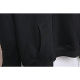 Printed Cotton Sweater Zipper Coat Owt hoodie