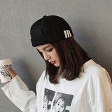 Beanies Striped Printing Leisure Pumpkin Hat Young Student Beret