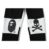 Shark Print Pant Summer Menswear Trend Multicolor Printing Casual Sports Trousers