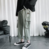 Men Pants Men's Drawstring Autumn Loose Sports Casual Pants