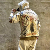 Saint Michael Hoodie Graffiti Heavy Vintage plus Size Hoodie