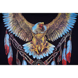 GVC T Shirt Eagle Pattern Pure Cotton Loose Short Sleeve T-shirt Men