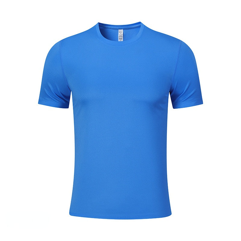 Sweat Wicking Shirt Sports T-shirt Men's Pure Color for Men T-shirt