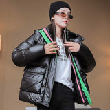 Women Winter Coats Puffer Jacket Down Coat Casual Fashion Short and Medium Style Glossy Women's Down Jacket