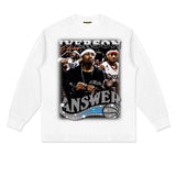 Allen Iverson Shirt Allen Iverson Printed Vintage Long Sleeve T-shirt