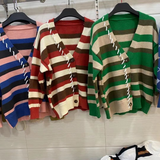 Preppy Aesthetic Sweater Autumn Women Loose Sweater Women